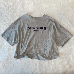 JOHN GALT Cropped Graphic TShirt